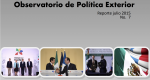 Observatorio de Política Exterior No. 7. Reporte de Julio 2015